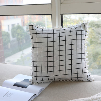 Geometric Cotton Linen Waist Pillow Pillow Cushion Waist Pillow