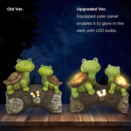 Yang Neng Garden Turtle Statue Outdoor Turtle Decoration Picture with LED Lights Paddock Lawn Art Decoration