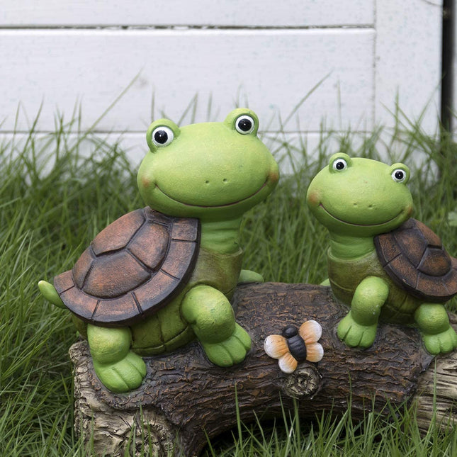 Yang Neng Garden Turtle Statue Outdoor Turtle Decoration Picture with LED Lights Paddock Lawn Art Decoration