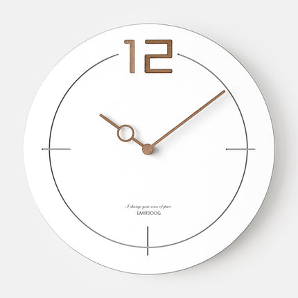 Nordic Minimalist Clock, Wall Clock, Living Room