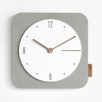Square Wall Clock Light Luxury Style Clock