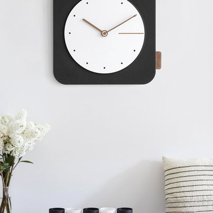 Square Wall Clock Light Luxury Style Clock