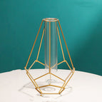 Geometric bottle gold