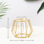 Geometric rhombus gold