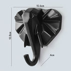 Bright black elephant