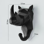 Bright black rhino