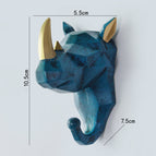 Retro blue rhino
