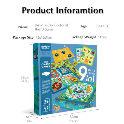 16-in-1 Multifunctional Board Game Children's Puzzle Board Game
