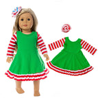 Christmas green dress