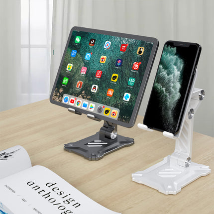 Compatible with Apple, Customized Folding Mobile Phone Holder Desktop Live Mobile Phone Holder Tablet Computer Lazy Artifact Ipad Mobile Phone Holder