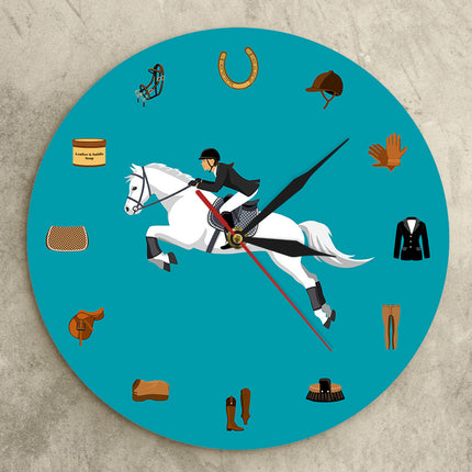 Equestrian Sports Equipment Set Modern Wall Clock Wall Clock