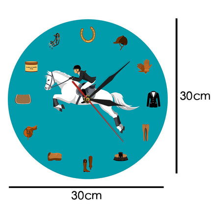 Equestrian Sports Equipment Set Modern Wall Clock Wall Clock