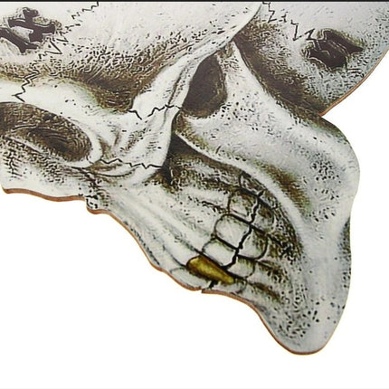 Crypt Skull Wall Clock Halloween Horror Clock