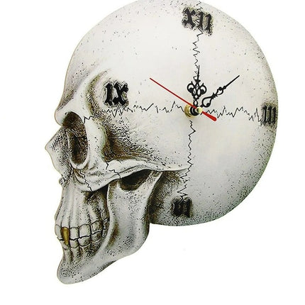 Crypt Skull Wall Clock Halloween Horror Clock