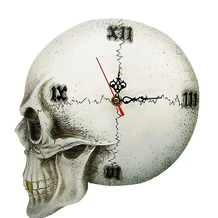 Crypt Skull Wall Clock Halloween Horror Clock