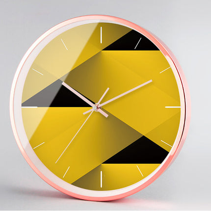 Geometric Nordic Style Abstract Picture Series Clocks