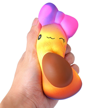 Slow Rebound Toys Temperature Change Color Fruit Bow Temperature Change Toys