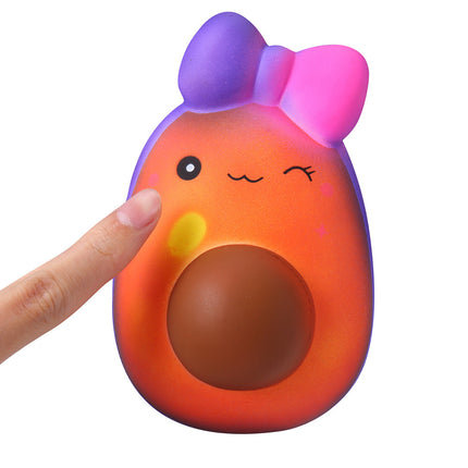 Slow Rebound Toys Temperature Change Color Fruit Bow Temperature Change Toys