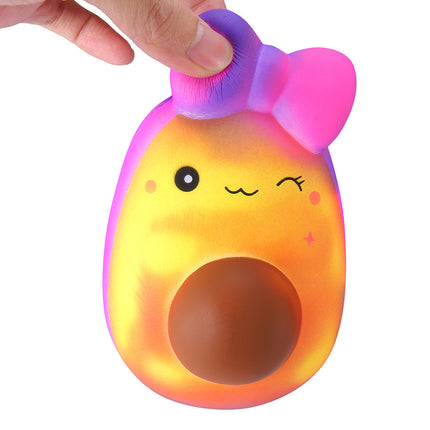 Slow Rebound Toys Temperature Change Color Fruit Bow Temperature Change Toys