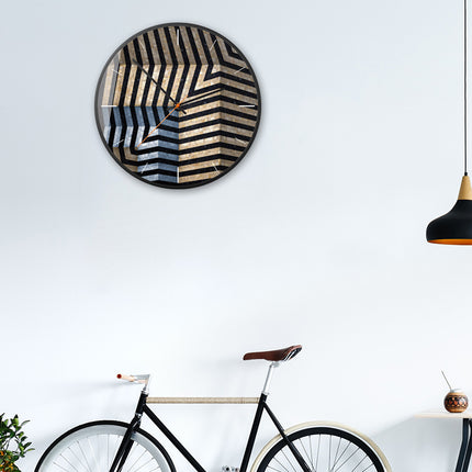 Clock Geometry Fashion Wall Clock Modern Minimalist Nordic Style Clock Home Office General Decorative Wall Clock