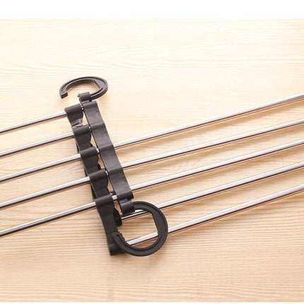 Functional Folding Clothes Hanger Pants Rack