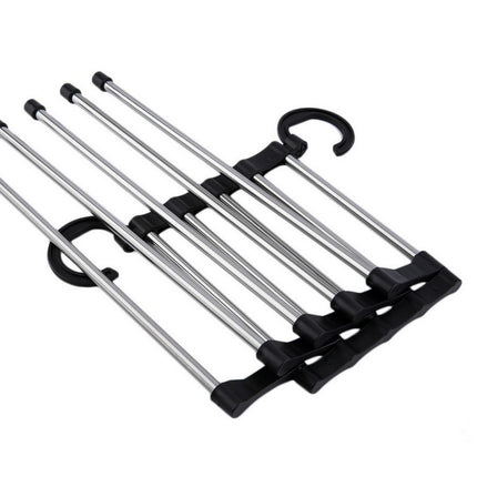 Functional Folding Clothes Hanger Pants Rack