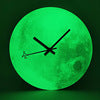 Wall Clock Luminous Modern Wooden Clock Moon Clock Amazon Best Selling Wall Watch Quartz Clock Luminous