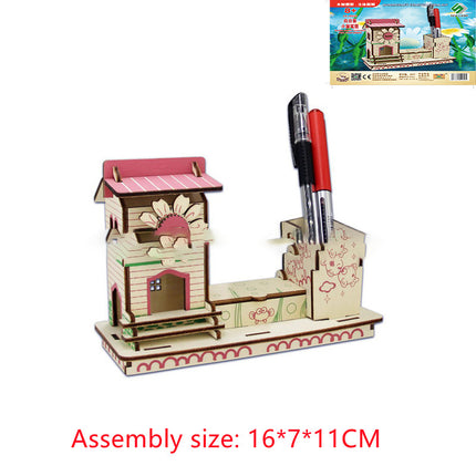Wooden 3D puzzle model