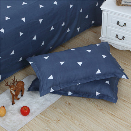 Brushed Printed Cartoon Single With Duvet Cover Bedding