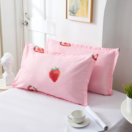 Brushed Printed Cartoon Single With Duvet Cover Bedding