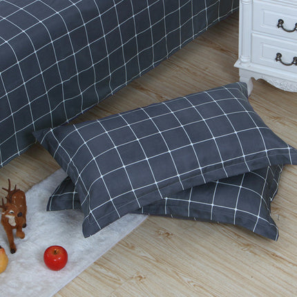 Brushed Printed Cartoon Single With Duvet Cover Bedding