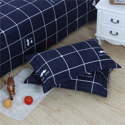 Brushed Printed Cartoon Single With Duvet Cover Bedding