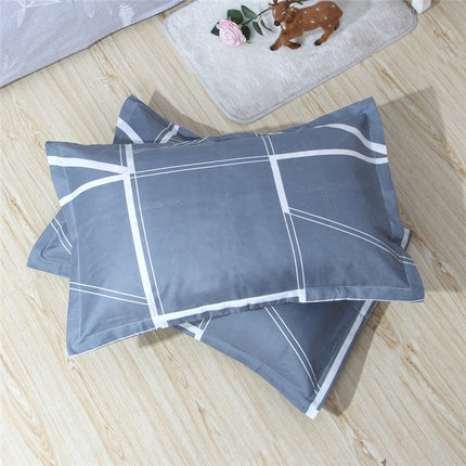 Brushed Printed Cartoon Single With Duvet Cover Bedding