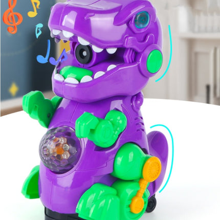 Electric Cartoon Bubble Toy Universal Wheel With Light And Sound Effect Children's Outdoor Indoor Parent-child Toy Gift