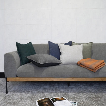 Gray-green Back Cushion Cotton And Linen Pillow Nordic Pillow-like Lumbar Pillow