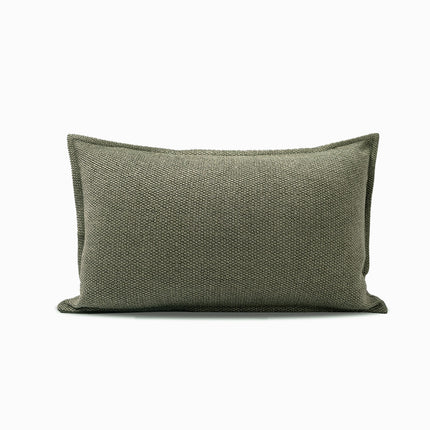 Gray-green Back Cushion Cotton And Linen Pillow Nordic Pillow-like Lumbar Pillow