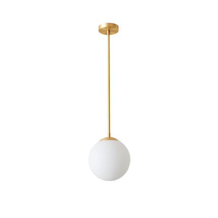 Bedroom Bedside Glass Single Head Small Chandelier