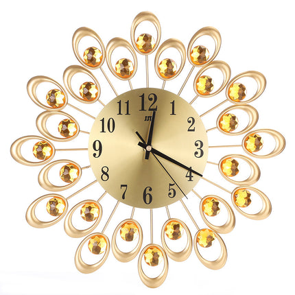 Wrought Iron Personality Clock Wall Clock