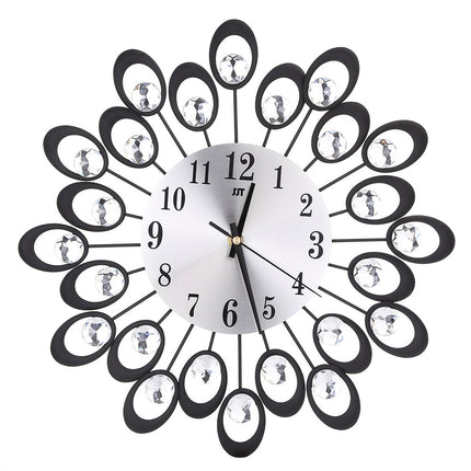 Wrought Iron Personality Clock Wall Clock