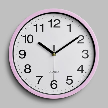 10 Inch 25CM Plastic Wall Clock Quartz Clock Bedroom Living Room Wall Clock