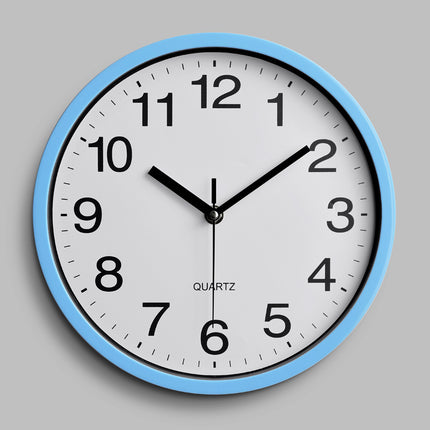 10 Inch 25CM Plastic Wall Clock Quartz Clock Bedroom Living Room Wall Clock