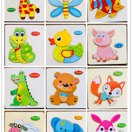 Wooden 3D puzzle