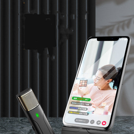 Live Microphone Lavalier Wireless Radio Bluetooth Recording Equipment