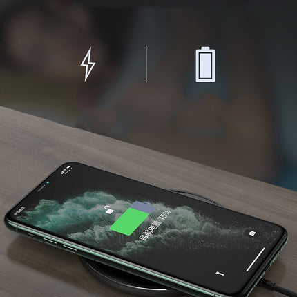 Mobile phone wireless disc charger