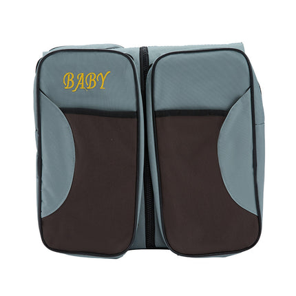 Portable travel folding crib mother and baby bag