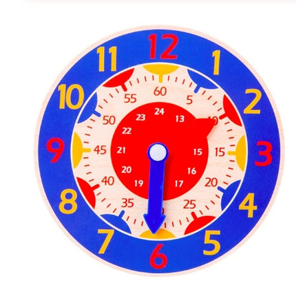 Children Montessori Wooden Clock Toy