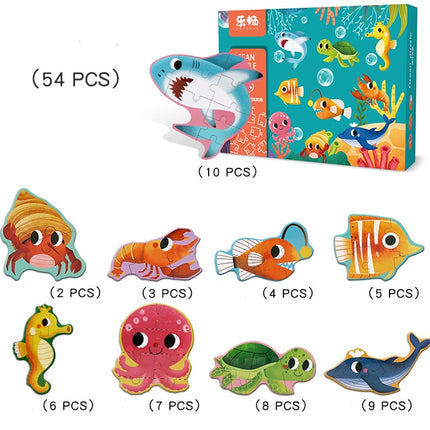 Wooden jigsaw puzzle