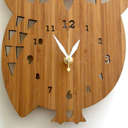 Owl wall clock