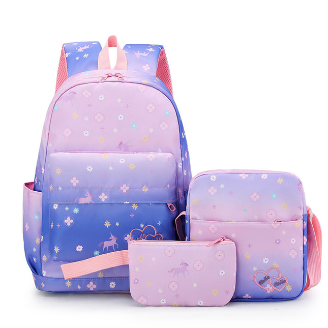 crossbody bag and pencil case, suitable for young students with lightweight backpack