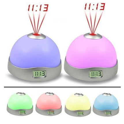 Projection Alarm Clock Night Light
